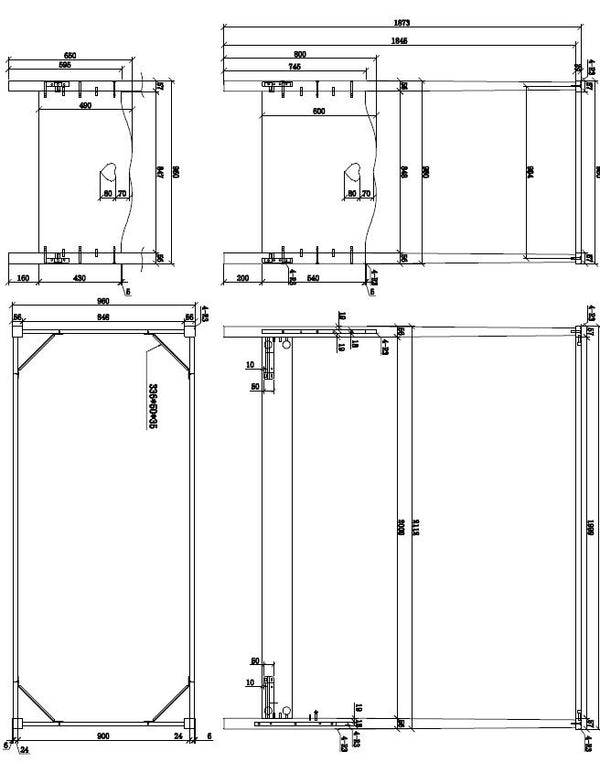 Amori canopy bed 90x200