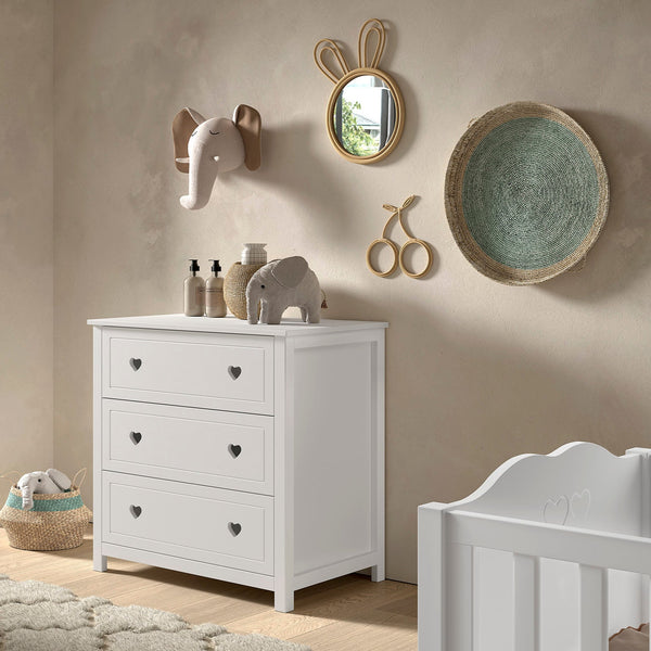 Amori chest of drawers - White