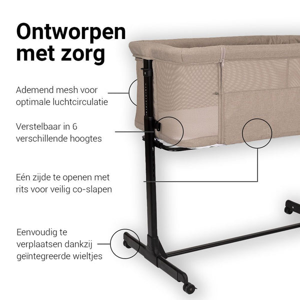 Co-sleeper Amy Air - Sand Melange
