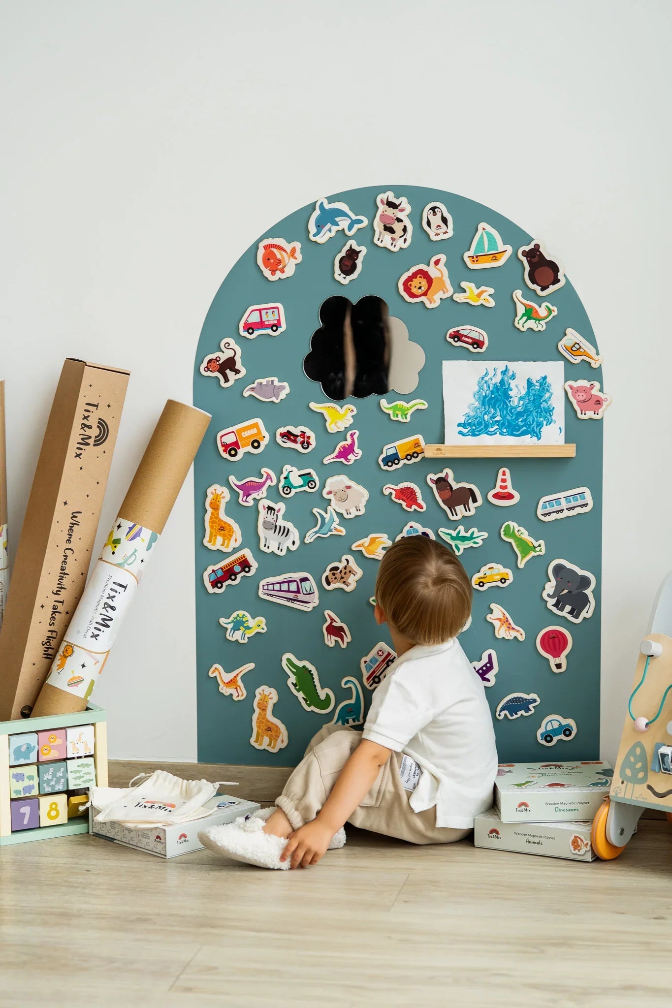 Magnetische Playset Meet the Animals