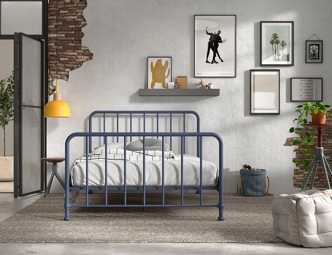 Bronxx twinbed 140x200 cm - Blue Denim