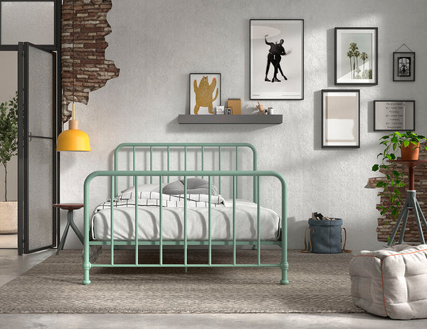 Bronxx twinbed 140x200 cm - Olive Green