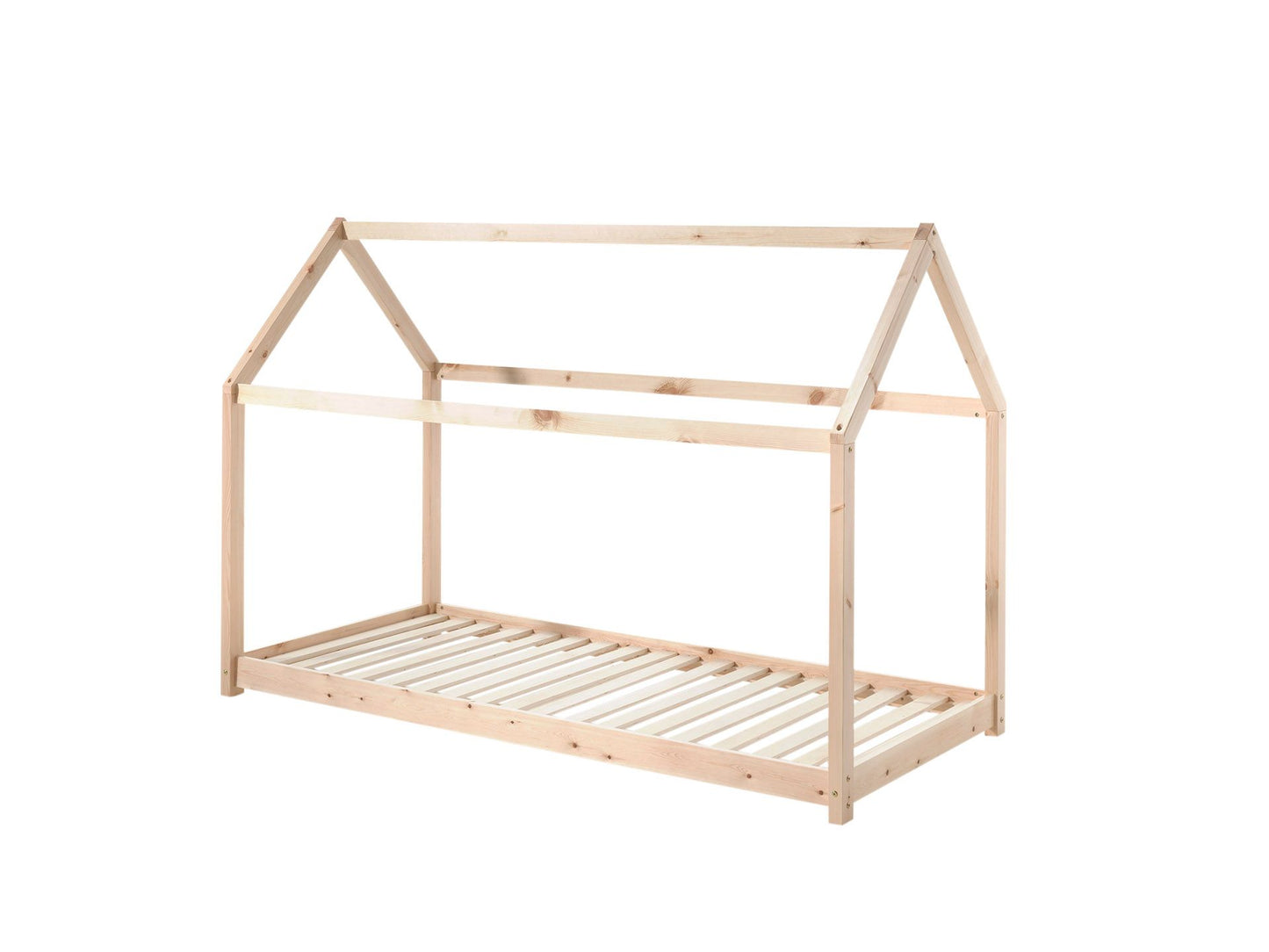 Vipack house bed Cabane - White or Natural