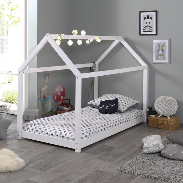 House bed Cabane - White or Natural