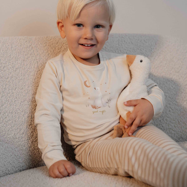 Tweedelige Pyjama Natural Stripes - 86/92 (1-2 jaar)