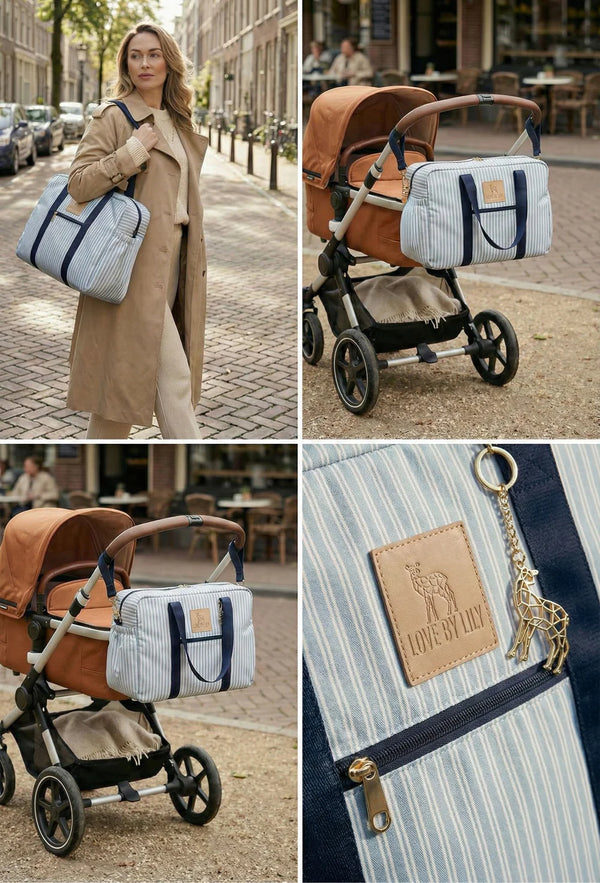 Lily Daily including changing mat - Salty Sailor