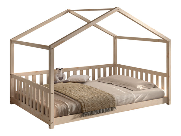 Dallas huisbed (140x200) - Natuur (ombouwbaar)