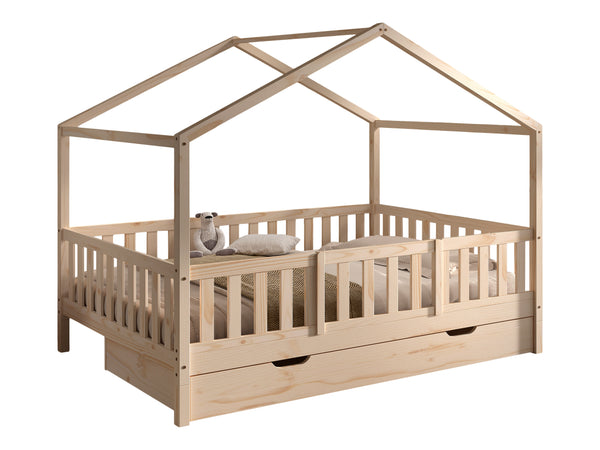 Dallas huisbed (140x200) - Natuur (ombouwbaar)