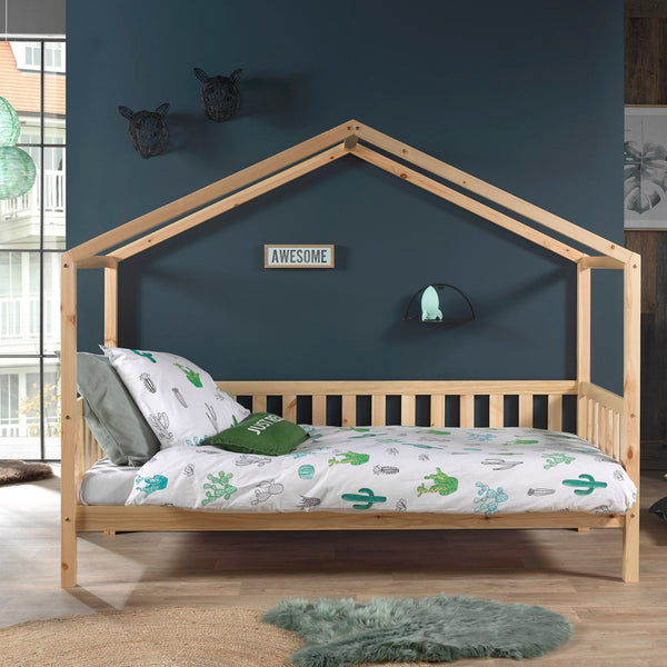 House bed Dallas 90x200 cm - Natural