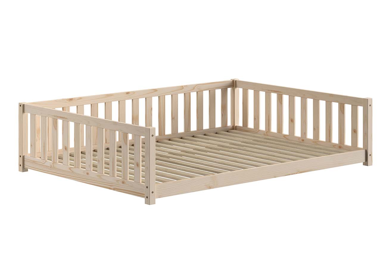 Dallas kajuitbed (140x200) - Natuur (ombouwbaar)