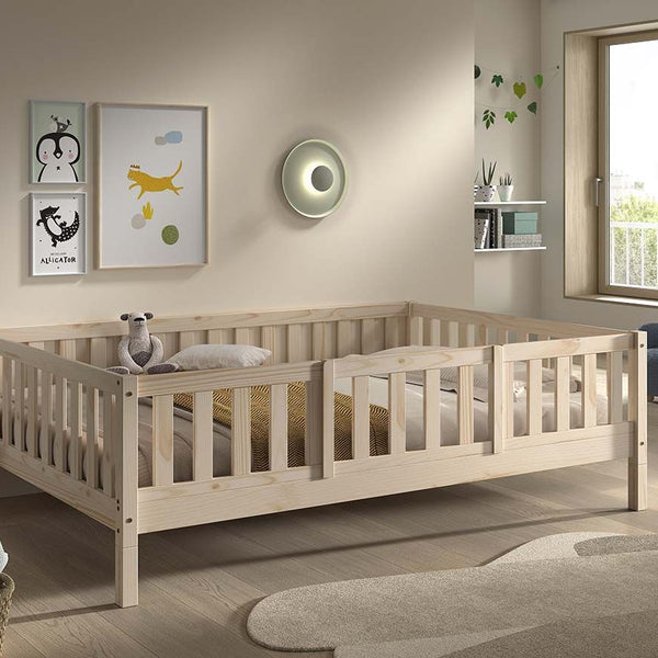 Dallas kajuitbed (140x200) - Natuur (ombouwbaar)