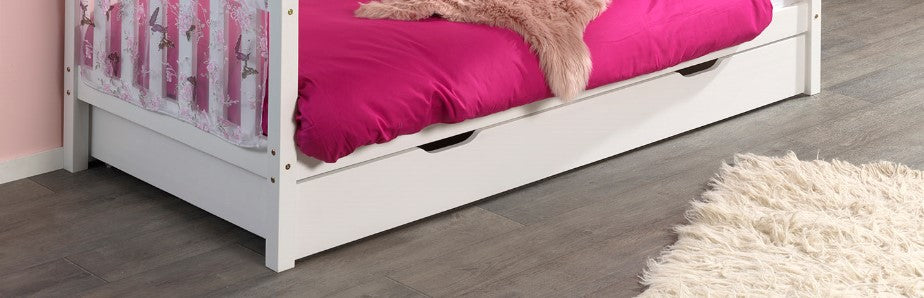 Vipack house bed Dallas 90x200 cm - White