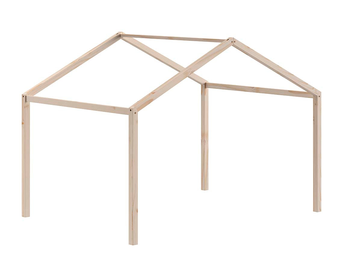 Dallas huisbed (140x200) - Natuur (ombouwbaar)