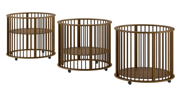 Dino Ronde Box - Walnoot