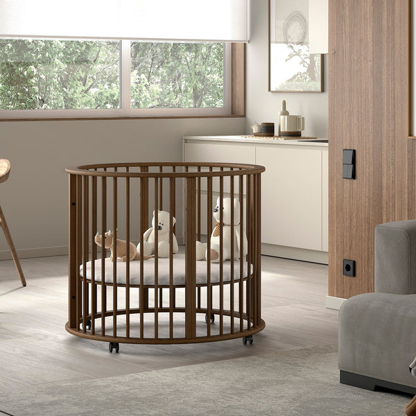 stokke crib walnut Dino Round Box