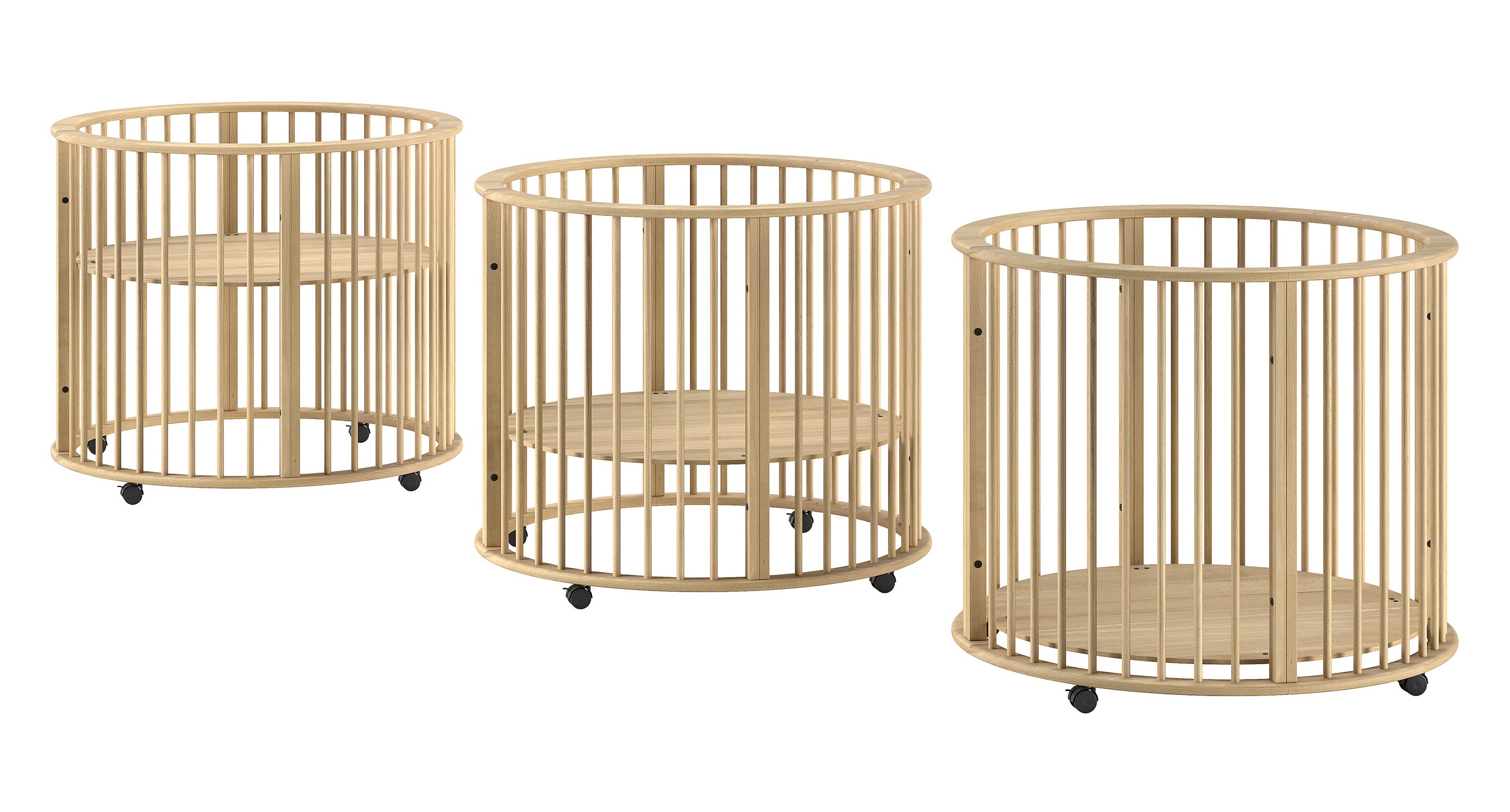 Dino Ronde Box - Naturel