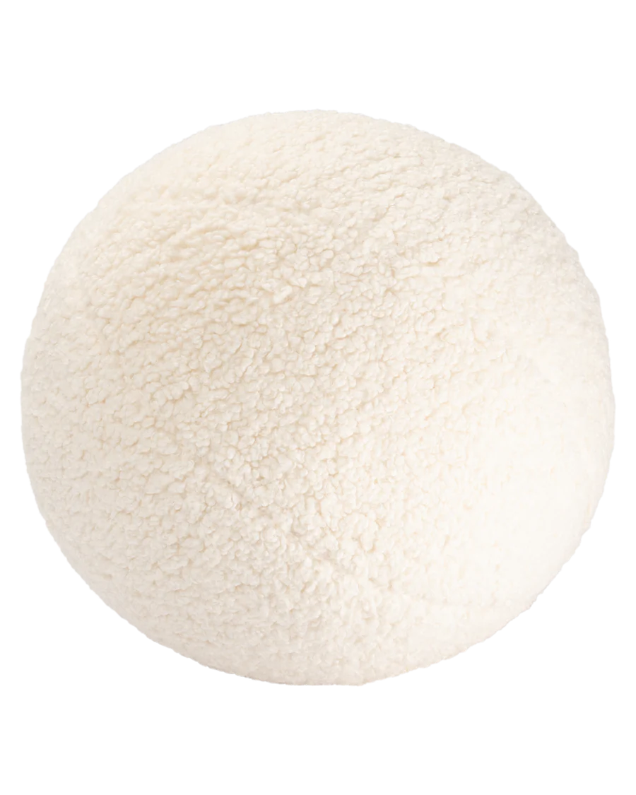 Wigiwama White Cream Ball cushion