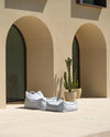 Outdoor Square Ottoman - Azure