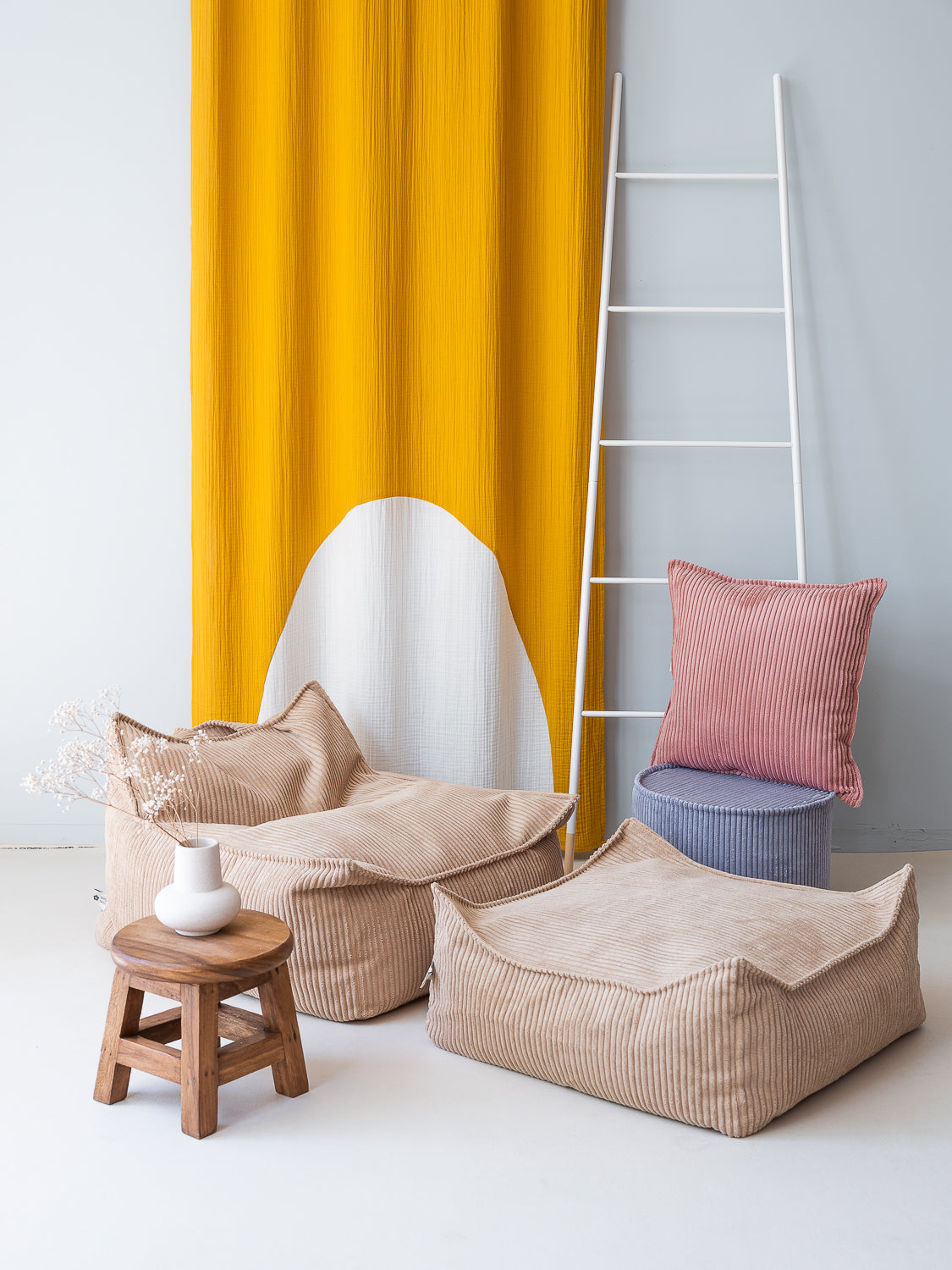 Wigiwama Ottoman Brown Sugar