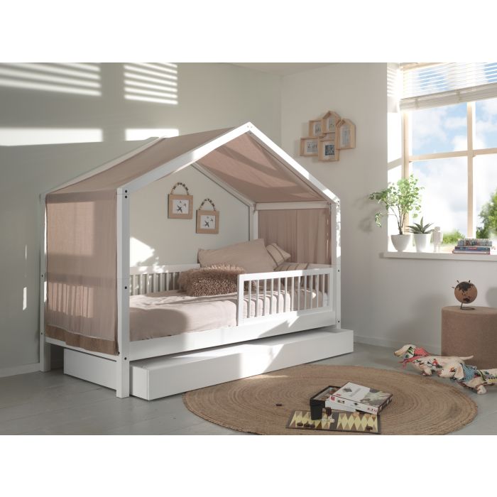 Vipack Forrest House Bed 90x200 - White