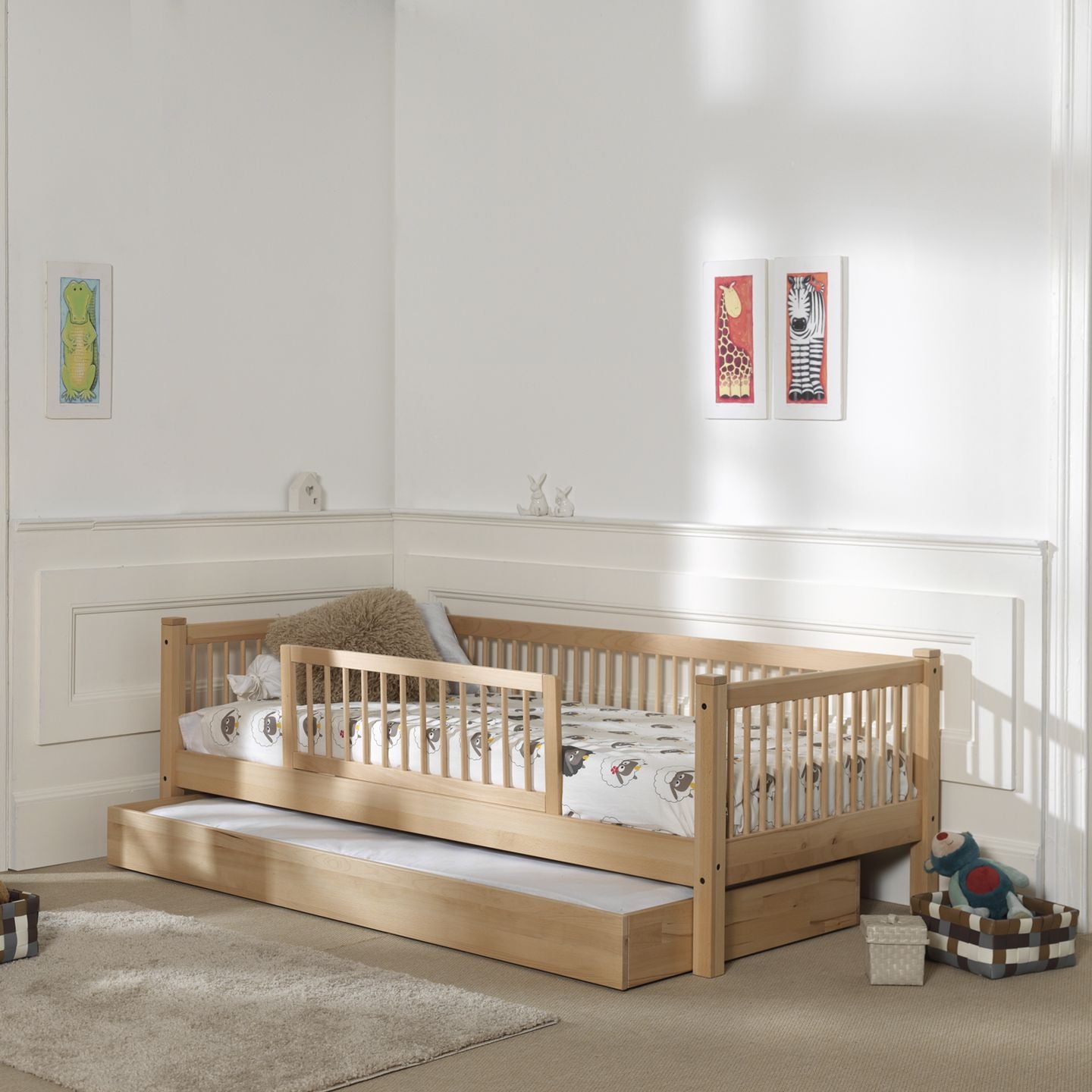 Vipack Forrest House Bed 90x200 - White