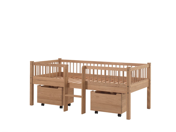 Forrest Halfhoogslaper incl opbergbakken - Eiken