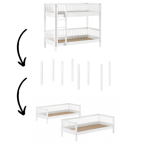 Forrest Stapelbed - Wit