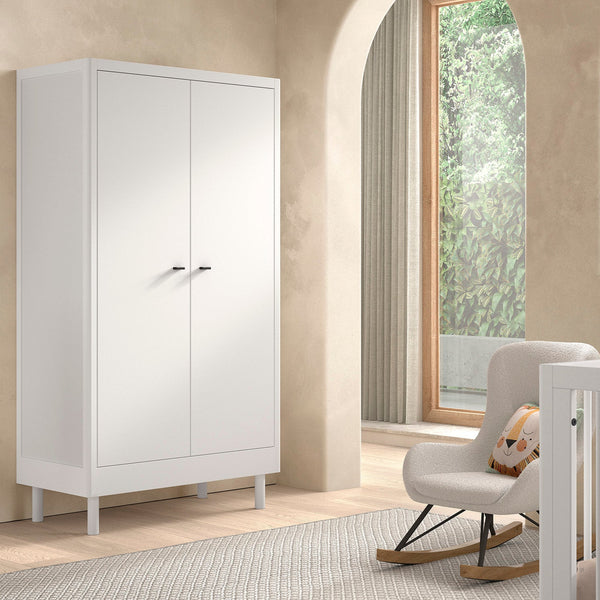 Forrest 2-door wardrobe - White