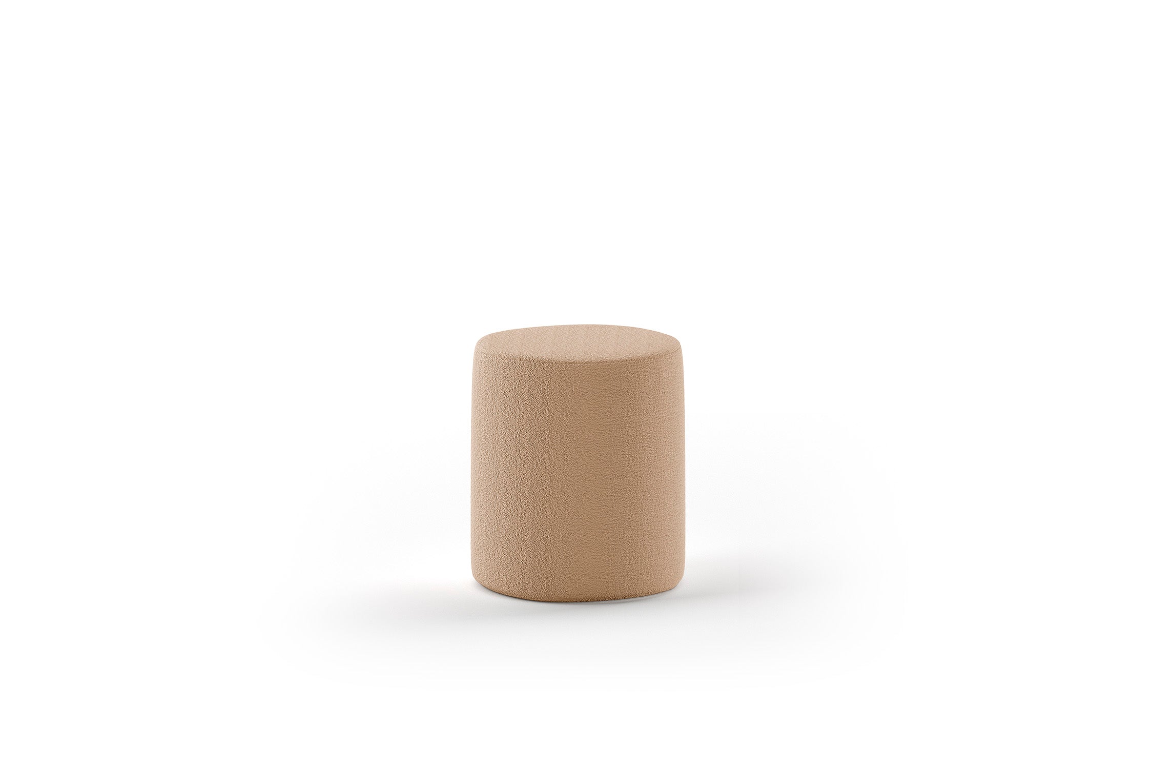 Poef  bouclé - Beige