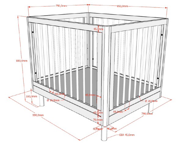 Forrest Box - Beuken Wit