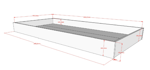 Forrest Eiken bedlade