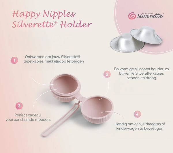 Happy Nipples® opbergetui voor Silverette® tepelkapjes