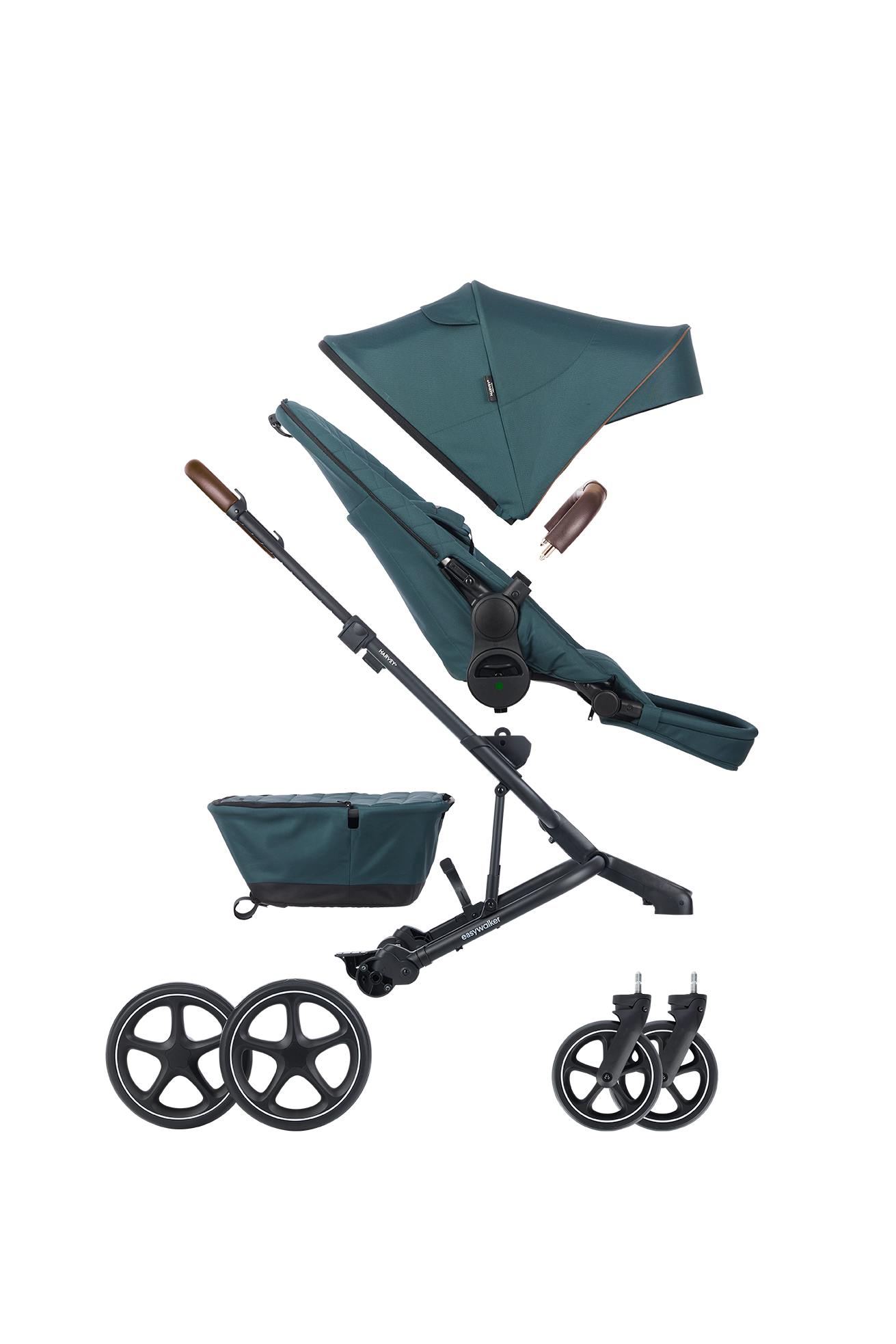 Easywalker Kinderwagen Harvey 5 Premium - Jade Green