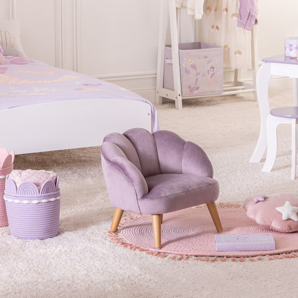 Shell chair Pastel purple