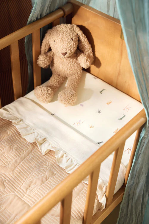 Hoeslaken wieg/co-sleeper (40/50 x 80/90 cm) - Jungle Jambo
