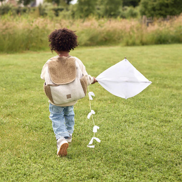 Rugtasje Colourblock - Naturel
