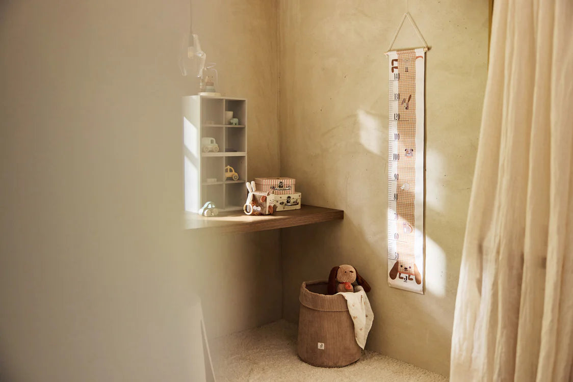 Opbergmand Cloudy Rib - Milky Coffee