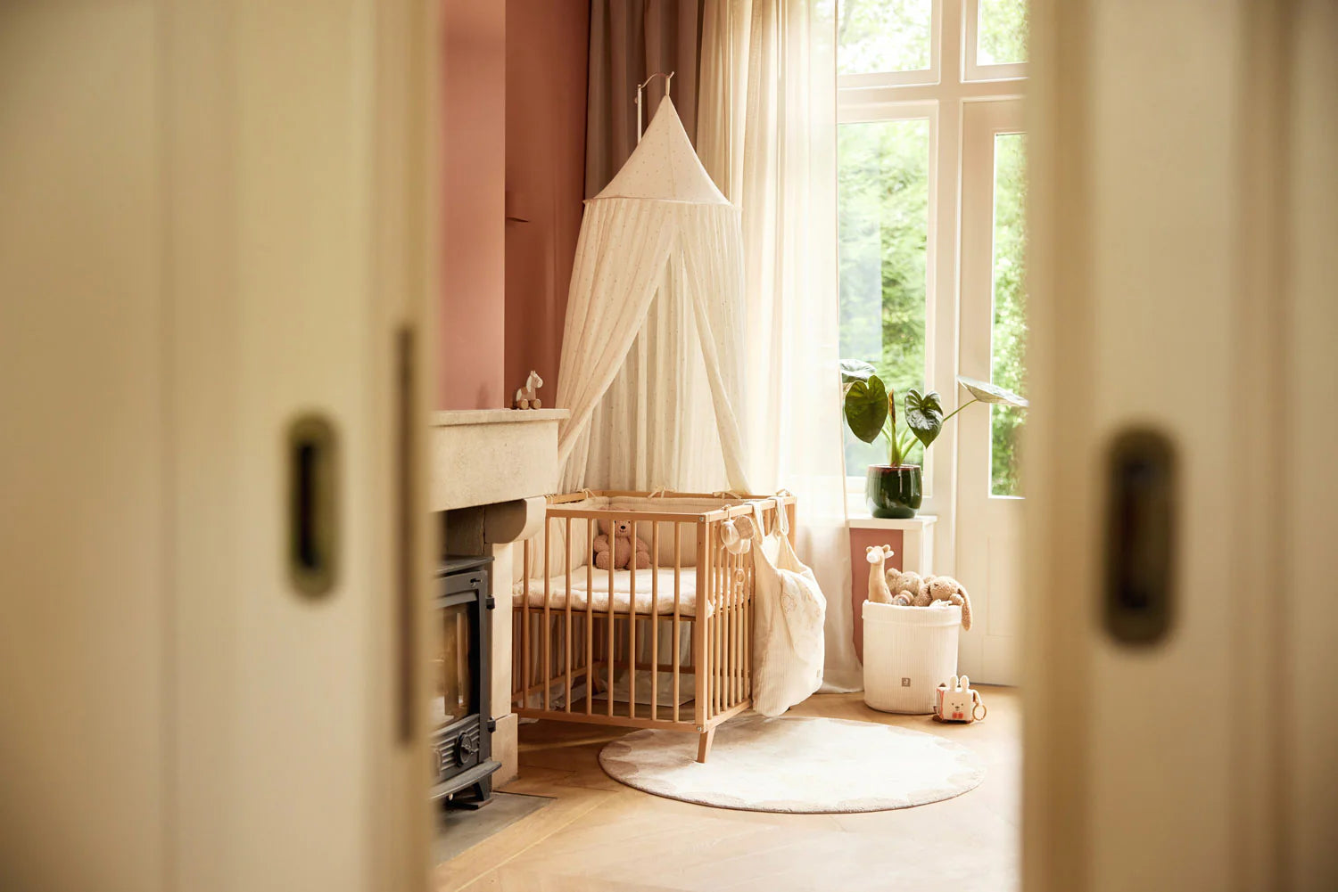 Opbergmand Cloudy Rib - Oatmeal