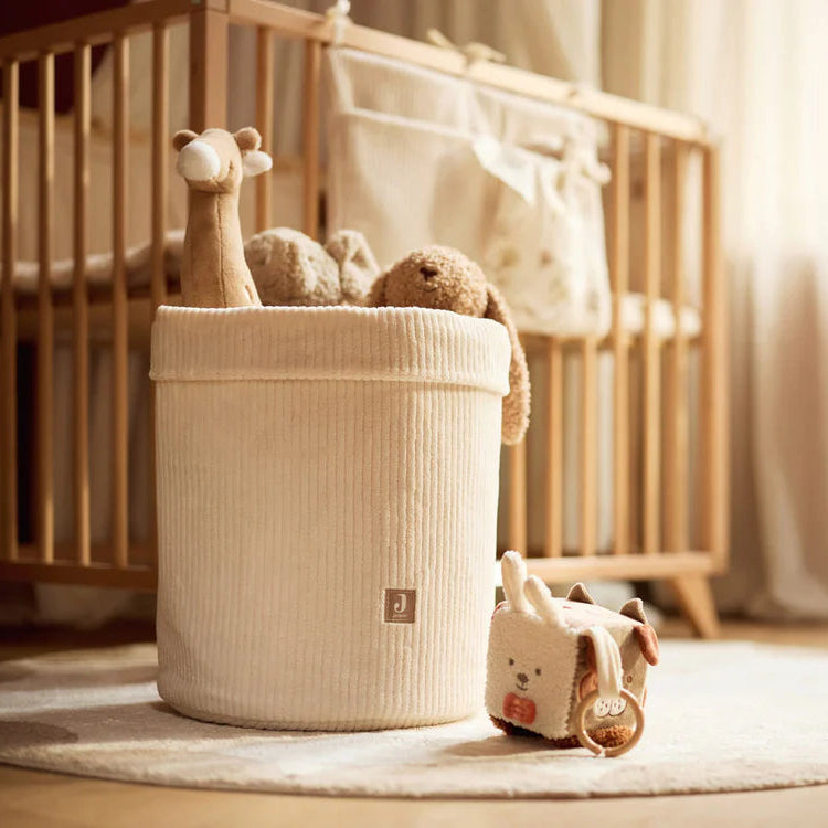 Jollein Opbergmand Cloudy Rib/Oatmeal Jollein Opbergmand Cloudy Rib/Oatmeal