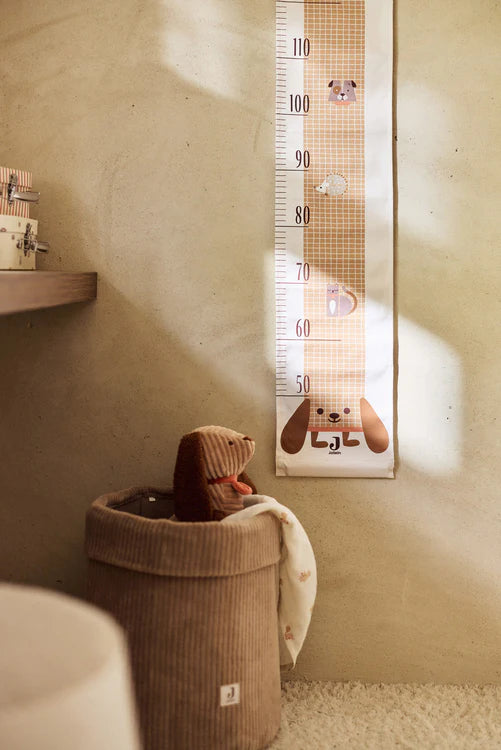 Opbergmand Cloudy Rib - Milky Coffee