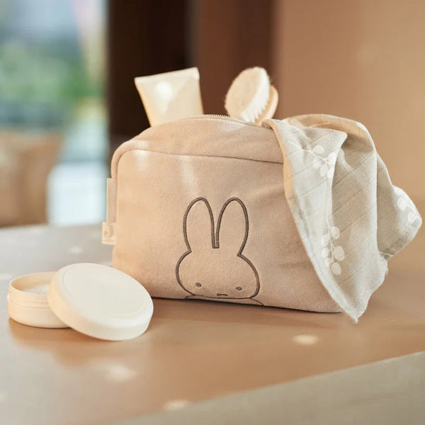 Etui badstof Miffy - Nougat