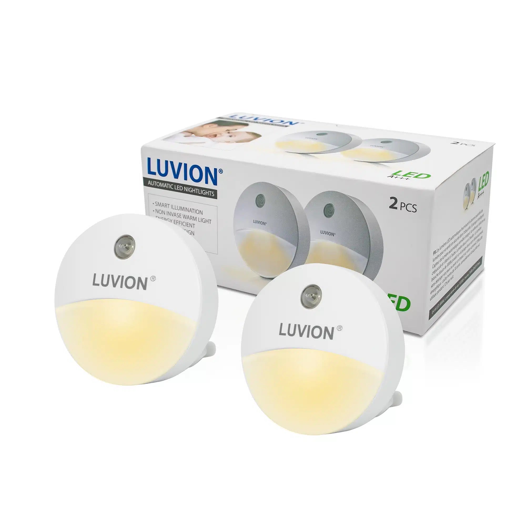 Stopcontact nachtlamp (set van 2) - 220V