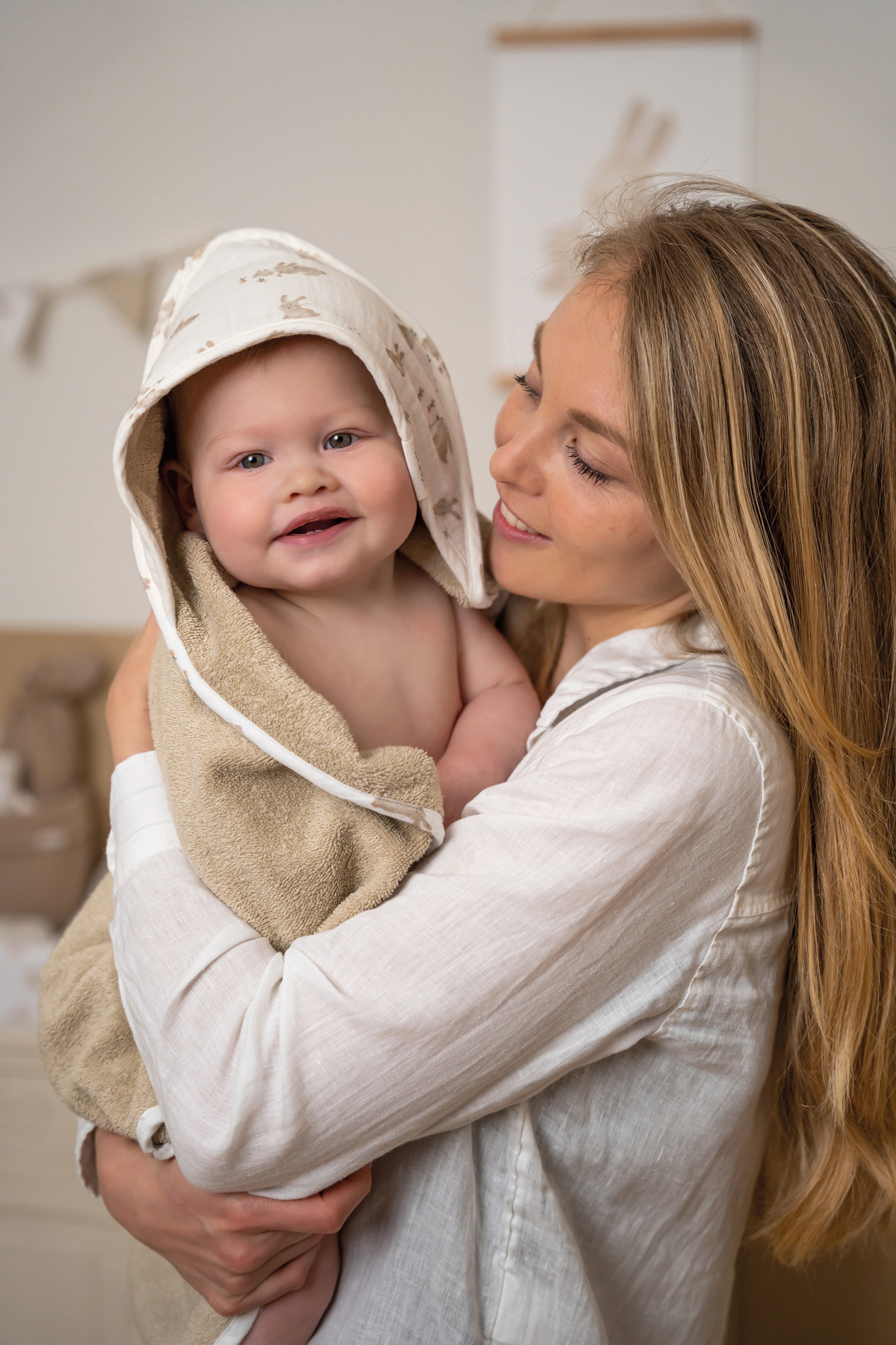 Baby Bunny Bath Cape