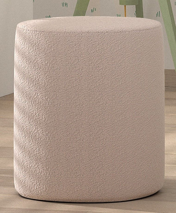 Poef  bouclé - Roze