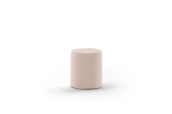 Poef  bouclé - Roze