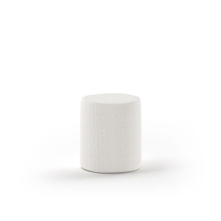 Pouf bouclé - Beige