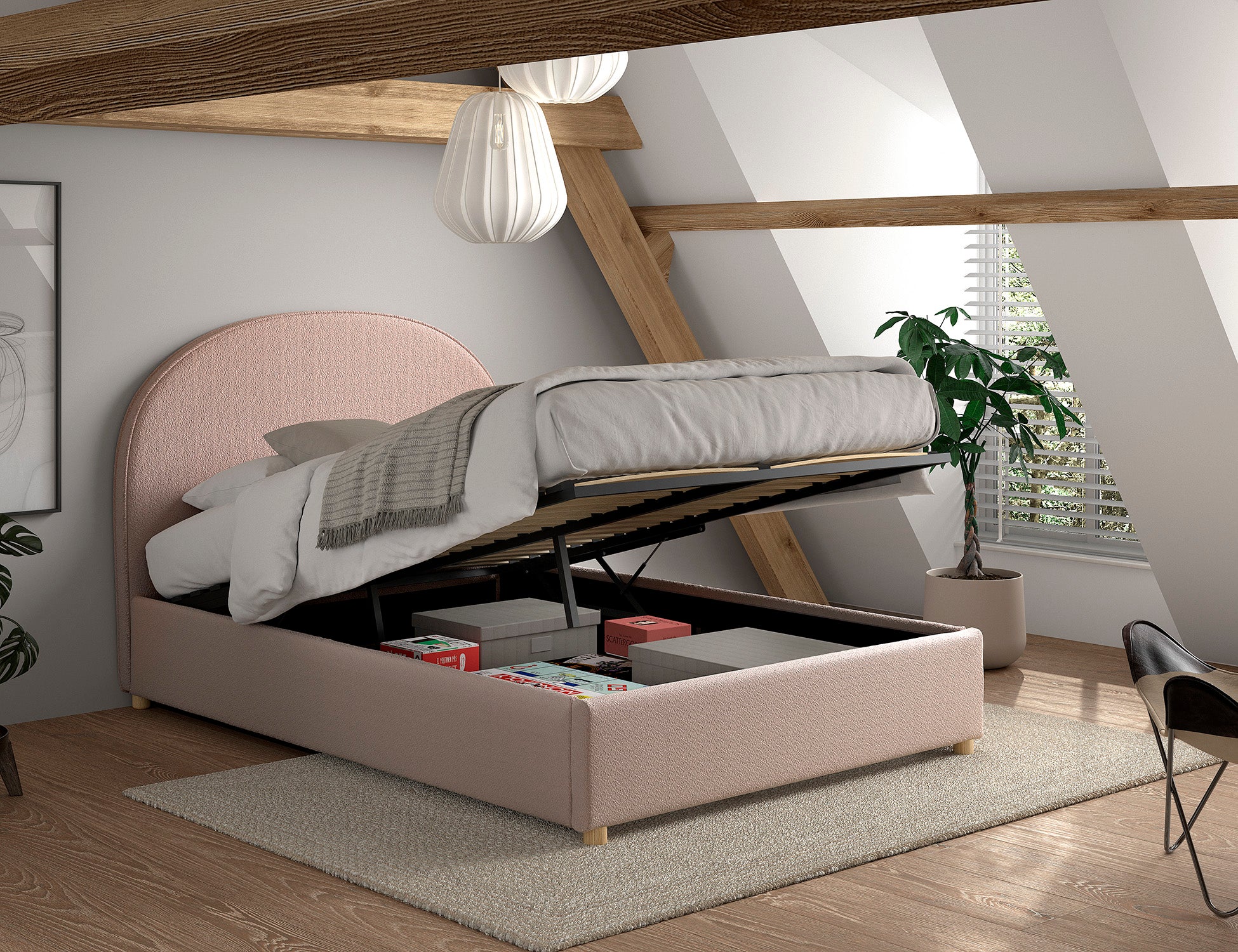 Moon bed 140x200 - Various colours