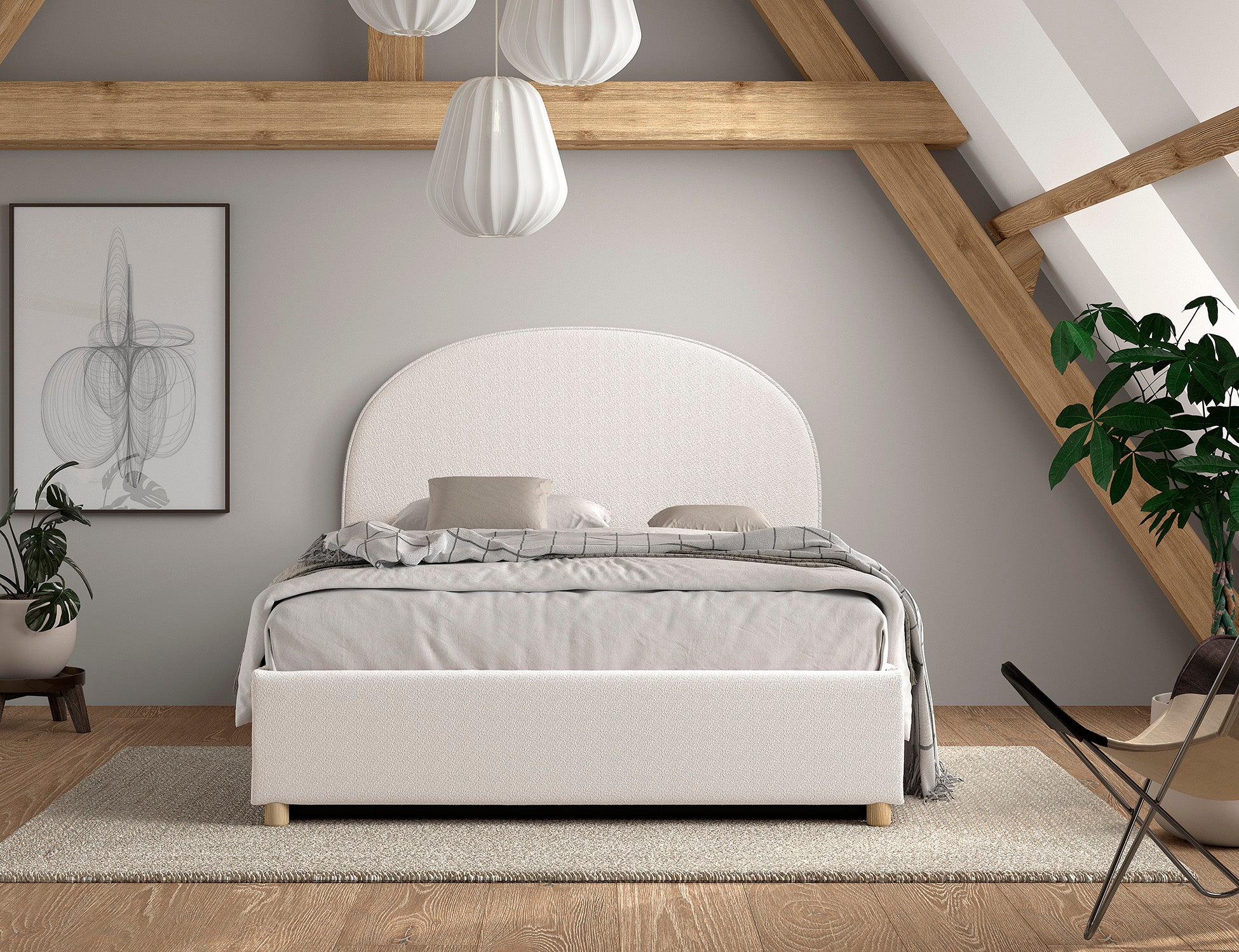 Moon bed 140x200 - Various colours