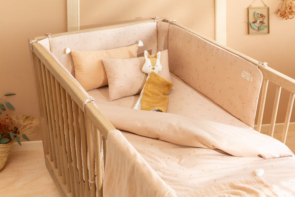 Nobodinoz Wieg/babybed bumper - Willow Dune