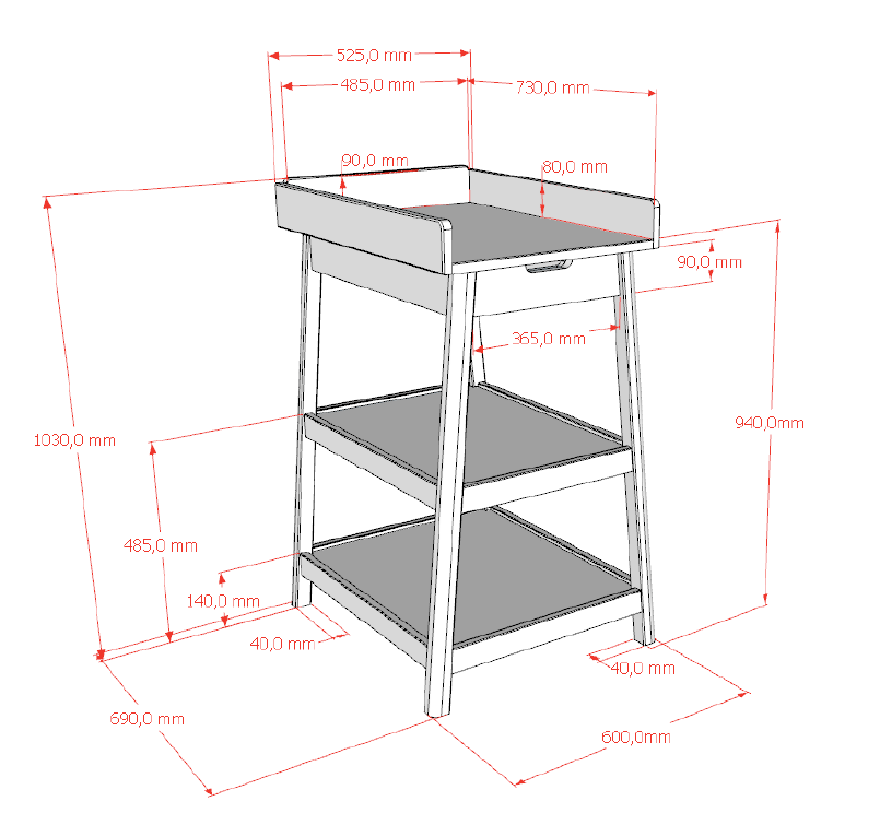 Woods Commode - Eiken